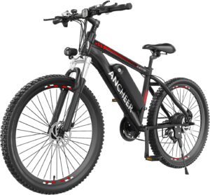 9. ANCHEER 500W 26" Electric Bike for Adults
