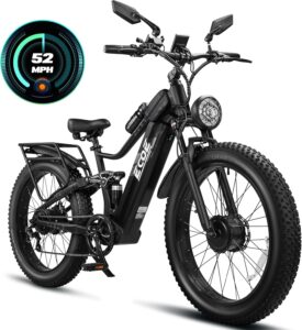 2. EcoE 5000W Dual Motor Electric Bike for Off-Roading