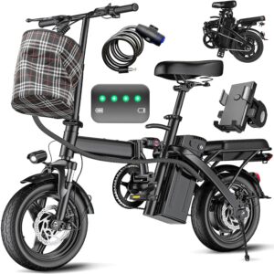 2. LELEKUAI Electric Bike for Adults Teens
